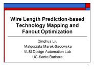 Wire Length Prediction-based Technology Mapping and Fanout Optimization