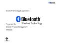 Bluetooth Technology PowerPoint PPT Presentation