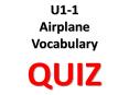 U1-1 Airplane Vocabulary PowerPoint PPT Presentation