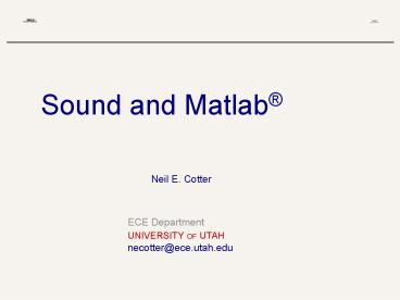PowerPoint Presentation  -  Pulsed Neurons