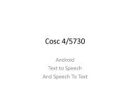 Cosc 4/5730