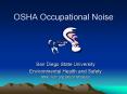 OSHA Occupational Noise PowerPoint PPT Presentation