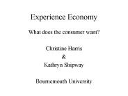 Experience Economy