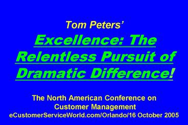 Tom Peters