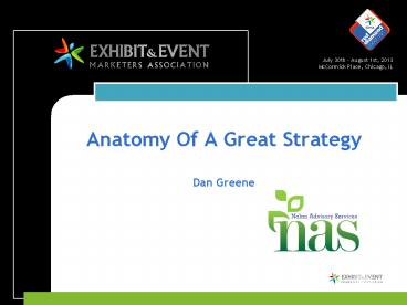 Anatomy Of A Great Strategy Dan Greene