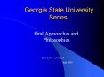 Georgia State University Series: PowerPoint PPT Presentation