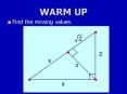 WARM UP PowerPoint PPT Presentation