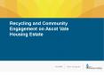 Recycling and community engagement on Ascot Vale Housing Estate (PowerPoint - 6.34MB) PowerPoint PPT Presentation