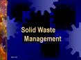 Solid Waste Management PowerPoint PPT Presentation