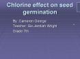 Chlorine effect on seed germination PowerPoint PPT Presentation