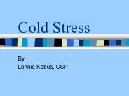 Cold Stress