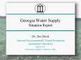Georgia Water Supply Situation Report PowerPoint PPT Presentation