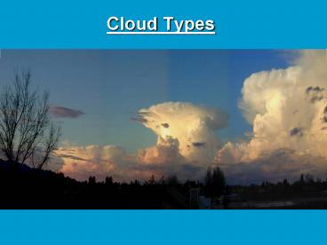 Cloud Types