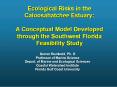 Ecological Risks in the Caloosahatchee Estuary:  A Conceptual Model Developed through the Southwest Florida Feasibility Study PowerPoint PPT Presentation