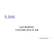 5: DNS