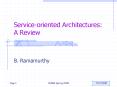 Service-oriented Architectures: A Review PowerPoint PPT Presentation