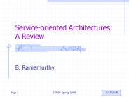 Service-oriented Architectures: A Review