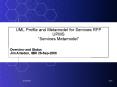 UML Profile and Metamodel for Services RFP UPMS  PowerPoint PPT Presentation