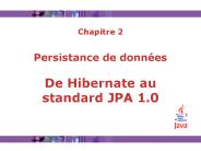 Chapitre 2 Persistance de donn