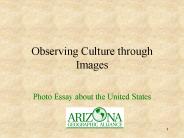 Observing Culture through Images