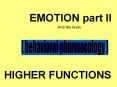 EMOTION part II PowerPoint PPT Presentation