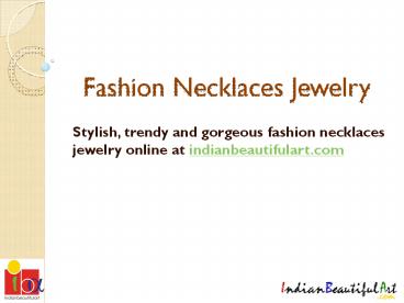 Fashion Necklaces