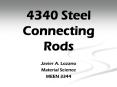 4340 Steel Connecting Rods PowerPoint PPT Presentation