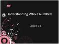 Understanding Whole Numbers PowerPoint PPT Presentation