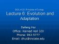 BIOL 4120: Principles of Ecology Lecture 6: Evolution and Adaptation PowerPoint PPT Presentation