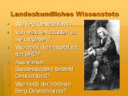 Landeskundliches Wissenstot?