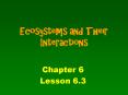 Ecosystems and Their Interactions PowerPoint PPT Presentation