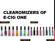 CLEAROMIZERS of E-CiG ONE