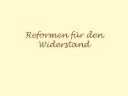 Reformen f
