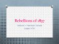 Rebellions of 1837 PowerPoint PPT Presentation
