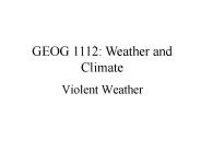 Atmospheric Moisture and Precipitation