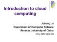 Introduction to cloud computing PowerPoint PPT Presentation