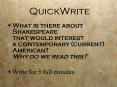 QuickWrite PowerPoint PPT Presentation