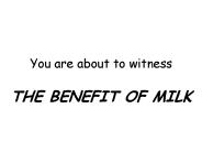 You are about to witness