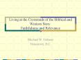 Living at the Crossroads of the Biblical and Western Story: Faithfulness and Relevance PowerPoint PPT Presentation