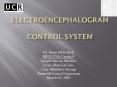 Electroencephalogram  Control System PowerPoint PPT Presentation