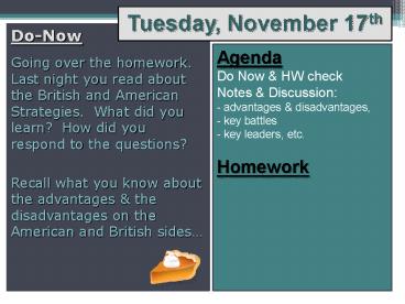 The American Revolution