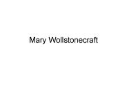 Mary Wollstonecraft