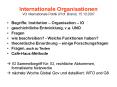 Internationale Organisationen VO Internationale Politik (Prof. Brand), 15.10.2007 PowerPoint PPT Presentation