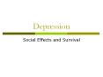 Depression PowerPoint PPT Presentation