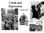 Crash and Depression