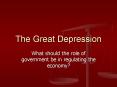 The Great Depression PowerPoint PPT Presentation