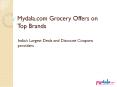 Grocery offers on top brands