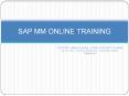 SAP MM  online training | Online SAP MM  Training in usa, uk, Canada, Malaysia, Australia, India, Singapore PowerPoint PPT Presentation