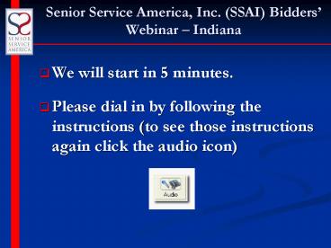 Senior Service America, Inc. (SSAI) Bidders