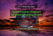 Synchronization strategies for global computing models